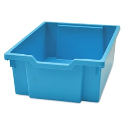 Gratnells Makerspace Cart - Silver with Cyan Blue - Deep Tray