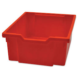 Gratnells Makerspace Cart - Silver with Flame Red - Deep Tray