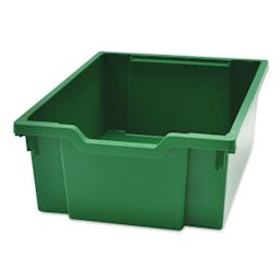 Gratnells Makerspace Cart - Silver with Grass Green - Deep Tray