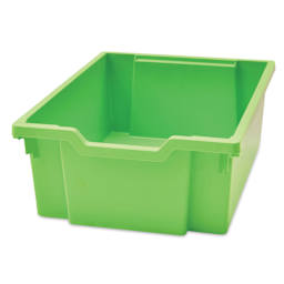 Gratnells Makerspace Cart - Silver with Jolly Lime - Deep Tray