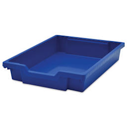 Gratnells Makerspace Cart - Silver with Royal Blue - Shallow Tray