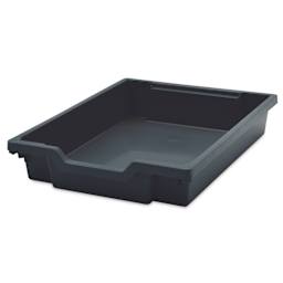 Gratnells Makerspace Cart - Silver with Jet Black - Shallow Tray
