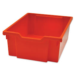 Gratnells Makerspace Cart - Silver with Tropical Orange - Deep Orange