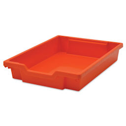 Gratnells Makerspace Cart - Silver with Tropical Orange - Shallow Tray