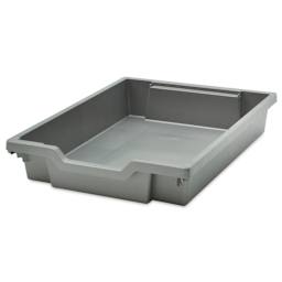 Gratnells Makerspace Cart - Silver with Silver - Shallow Tray