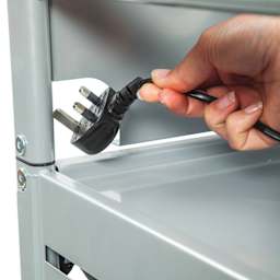 Gratnells Makerspace Cart (side port for wires and plugs)