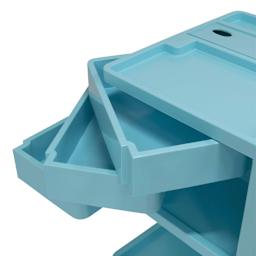 Studio Designs Kubx Pro Mobile Storage Cart - Turquoise (Drawers extended)