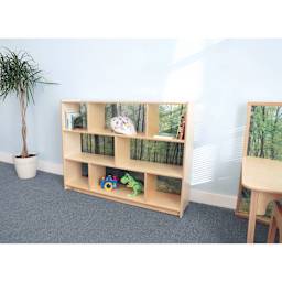 Whitney Brothers Nature View Serenity Cabinet, against wall