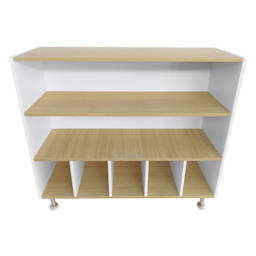 Whitney Brothers ElevatED Cubby and Shelf Cabinet