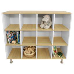 Whitney Brothers ElevatED 12 Cubby Cabinet, in use