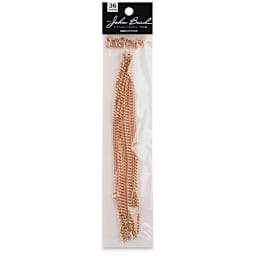 John Bead Curb Chain and Findings Set - 3 mm, Gold (In packaing)