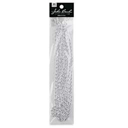 John Bead Curb Chain and Findings Set - 5 mm, Silver (In packaging)