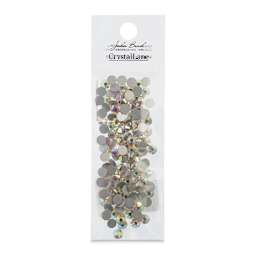 John Bead Crystal Lane Flat Back Rhinestones - Crystal, AB, 4.7 mm, Package of 144 (In packaging)