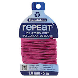 Beadalon Repeat Jewelry Cord - 1 mm x 5 m, Fuchsia