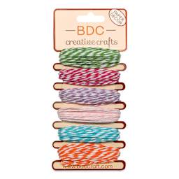BDC Crafts Paper Twine Cards - Rose, Pkg of 6