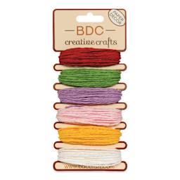 BDC Crafts Paper Twine Cards - Rea, Pkg of 6