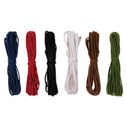 Craft Medley Jewelry Craft Cording Set - Dark Colors, Pkg of 18