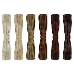 Craft Medley Jewelry Craft Cording Set - Brown Scale, Pkg of 18 (contents)