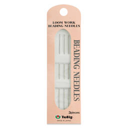 Tulip Needle Company Beading Needles - Loom Work, Pkg of 3, front of the packaging