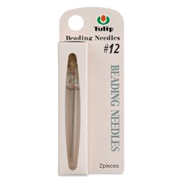Tulip Needle Company Beading Needles - Size 12, Pkg of 2, front of the packaging