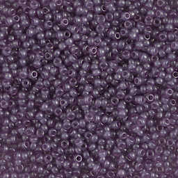 John Bead Miyuki Glass Seed Beads - Lavender, close-up