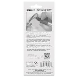Beadsmith Micro Engraver Kit, back of the packaging