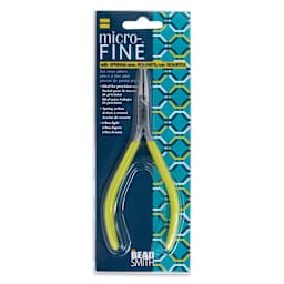 Beadsmith Micro-Fine Flat Nose Pliers, front of the packaging