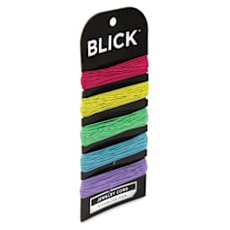 Blick Stretchy Jewelry Cord - front of packaging, angled view