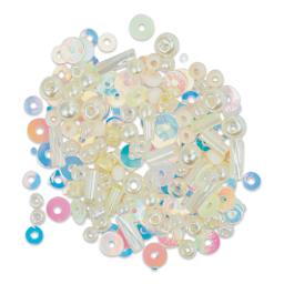 John Bead Sequins & Beads Kit - Beige, 81 g assortment of included beads