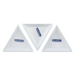 Beadalon Tri-Trays - White, Pkg of 3 out of packaging