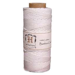 Hemptique Bamboo Cord Spool - White, 1 mm x 205 ft