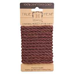 Hemptique Twisted Hemp Rope - Brown, 6 mm, 2 m