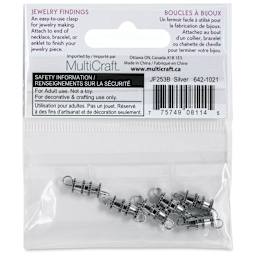 Craft Medley Barrel Clasps back of packaging