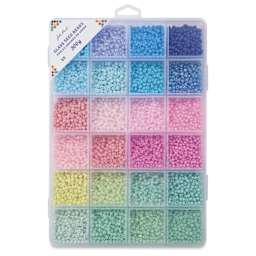 John Bead Color Mix Seed Bead Box - Pastel Dream, Set of 24