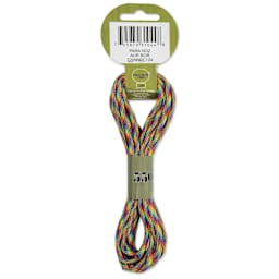Pepperell Parachute 550 Cord - Aurora Borealis, 16 ft - back of packaging