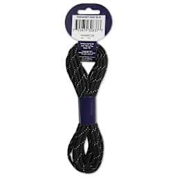 Pepperell Parachute 550 Cord - Reflective Black, 16 ft - back of packaging
