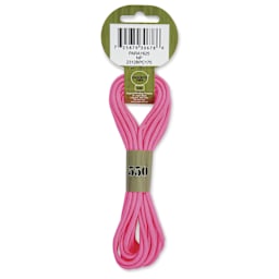 Pepperell Parachute 550 Cord - Neon Pink, 16 ft - back of packaging