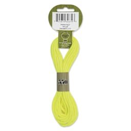 Pepperell Parachute 550 Cord - Neon Yellow, 16 ft - back of packaging