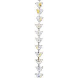 John Bead Crystal Lane DIY Glass Garden Bead Single Strand - Flowers, Crystal Aurora Borealis
