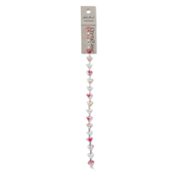 John Bead Crystal Lane DIY Glass Garden Bead Single Strand - Flowers, Pink and Yellow front of packaging