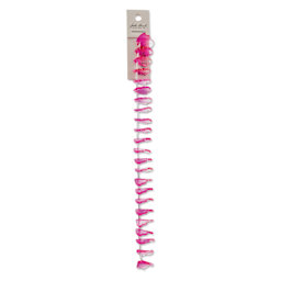 John Bead Crystal Lane DIY Glass Garden Bead Single Strand - Leaves, Pink front of packaging