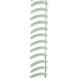 John Bead Crystal Lane DIY Glass Garden Bead Single Strand - Long Leaves, Opaque Green