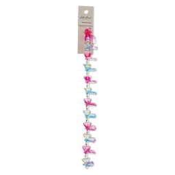 John Bead Crystal Lane DIY Glass Garden Bead Single Strand - Lotus and Leaves, Assorted Colors front of packaging