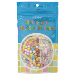 John Bead Craft Beads Bracelet Kit - Assorted Colors - front of packaging
