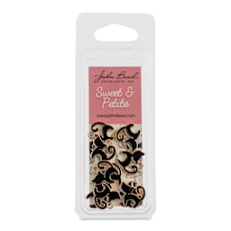 John Bead Sweet & Petite Charm - Kitty Cat, Black, Pkg of 10 - front of packaging