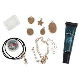 Jewelry Made By Me Resin Craft DIY Jewelry Starter Kit - Set of 11 - contents