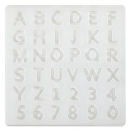 Jewelry Made By Me Alphabet Silicone Mold - Small