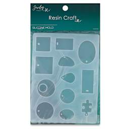 Jewelry Made By Me Resin Craft Silicone Mold - Essential Pendants front of packaging