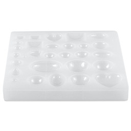 Jewelry Made By Me Cabochon Silicone Mold out of packaging, angled