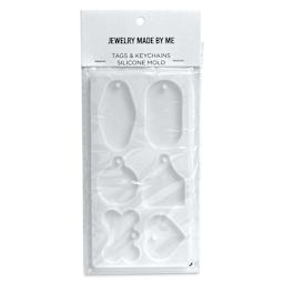 Jewelry Made By Me Tags & Keychains Silicone Mold front of packaging